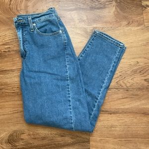 Levi high waisted mom jeans